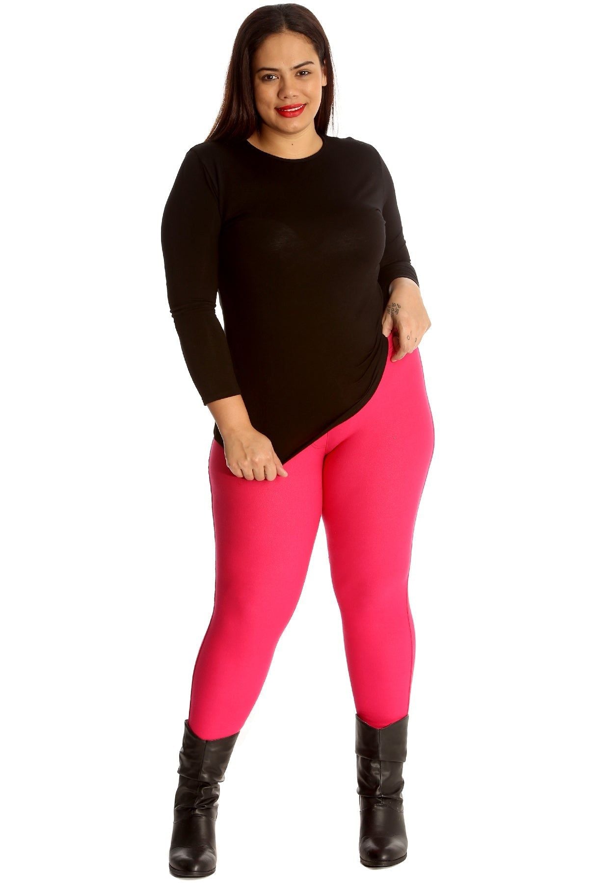 Jeggings Ankle Elasticated Leggings Tops WearAll