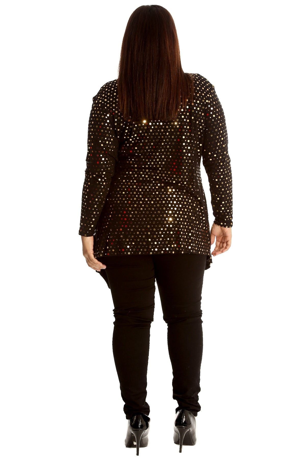 Polka Dot Foil Cardigan cardigan WearAll