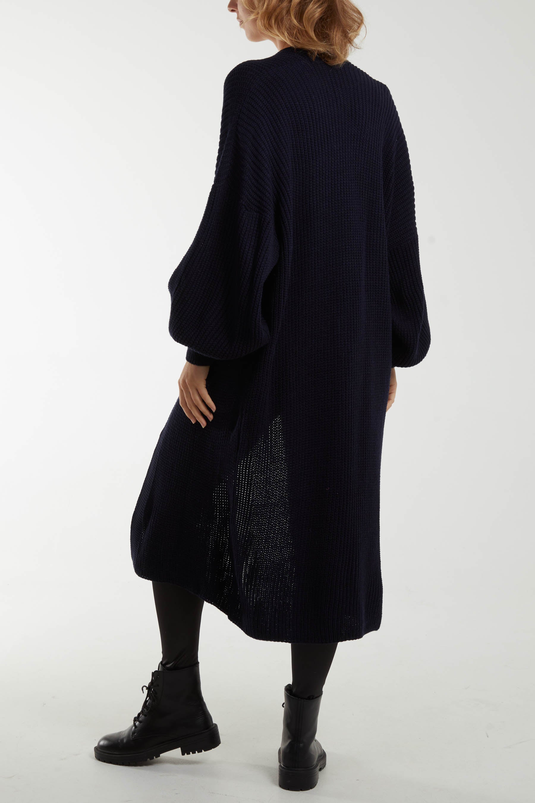 Chunky Knit Longline Cardigan Cardigans WearAll