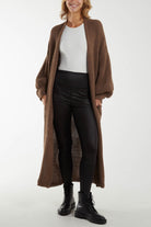 Chunky Knit Longline Cardigan Cardigans WearAll