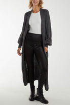 Chunky Knit Longline Cardigan Cardigans WearAll