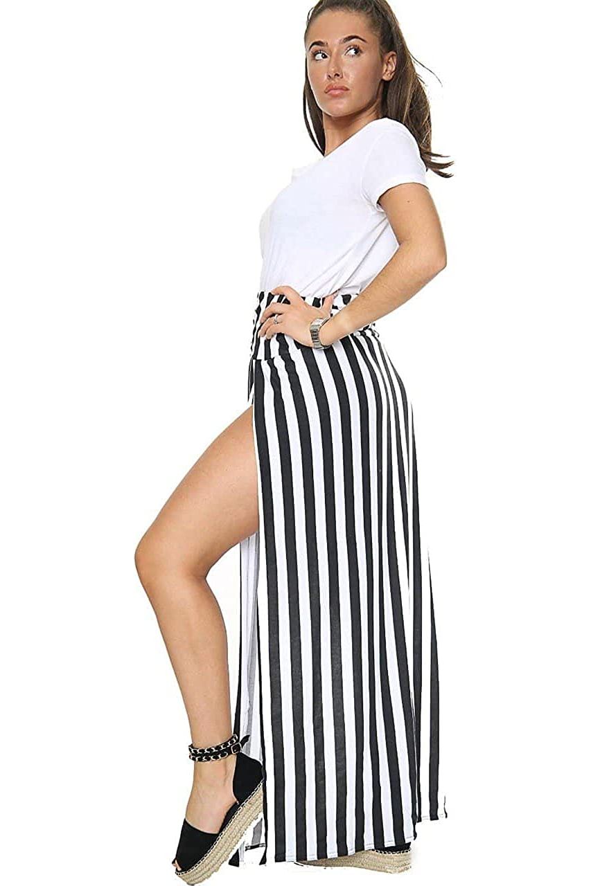 Petite Double Split Beach Sarong Skirt Skirt WearAll