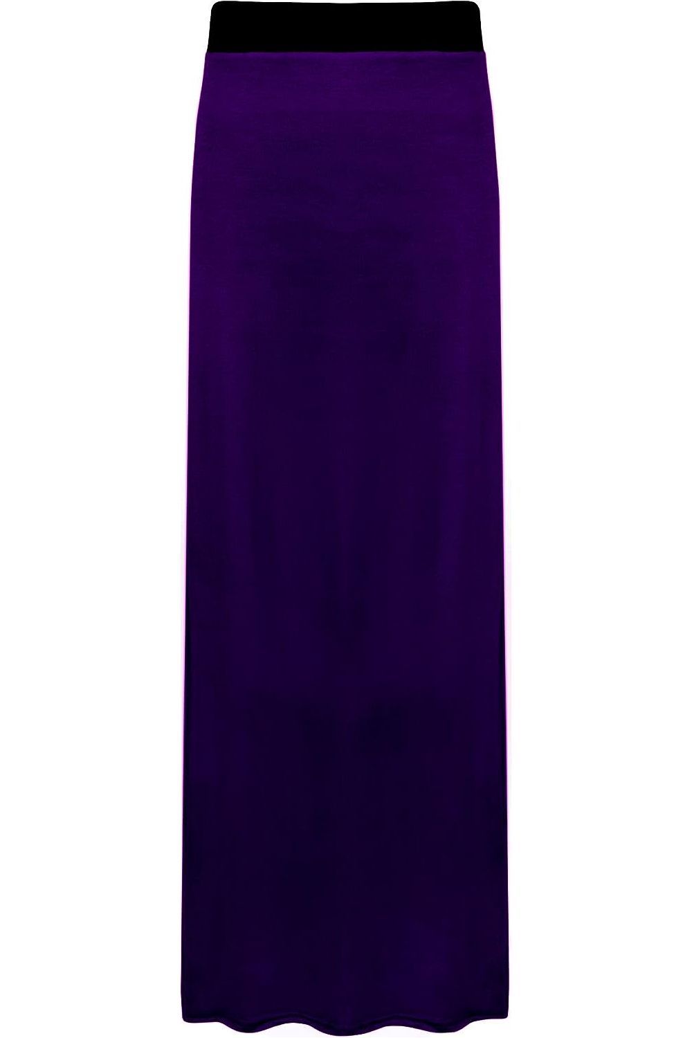 Plus Size Pencil Long Maxi Skirt Elasticated Waist