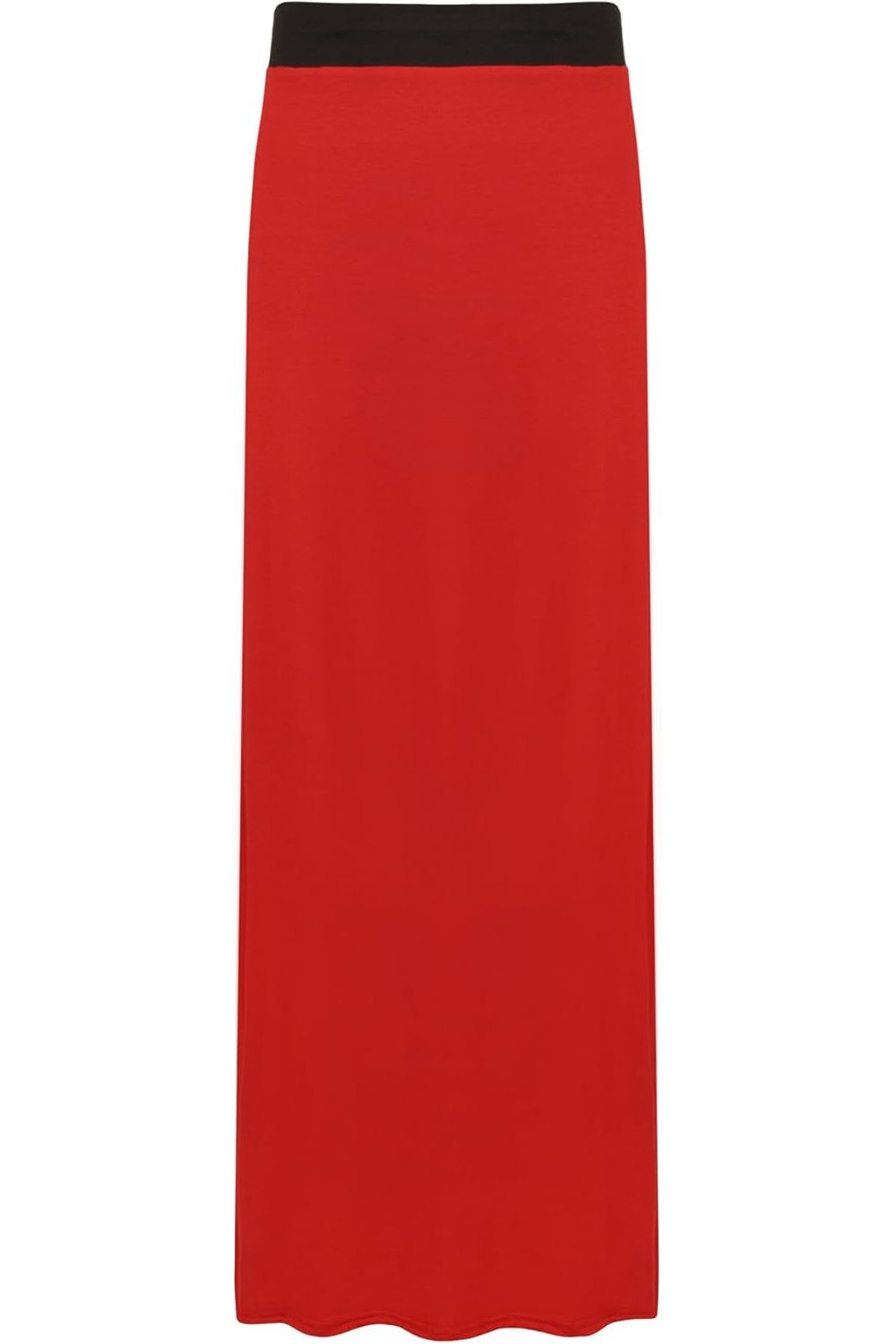 Plus Size Pencil Long Maxi Skirt Elasticated Waist