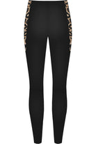 Plus Size Print Side Stripe High Waist Leggings Leggings WearAll