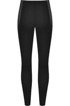 Wet Look Print Side Stripe High Waist Leggings Leggings WearAll