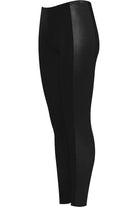 Wet Look Print Side Stripe High Waist Leggings Leggings WearAll 8-10 Wet Look