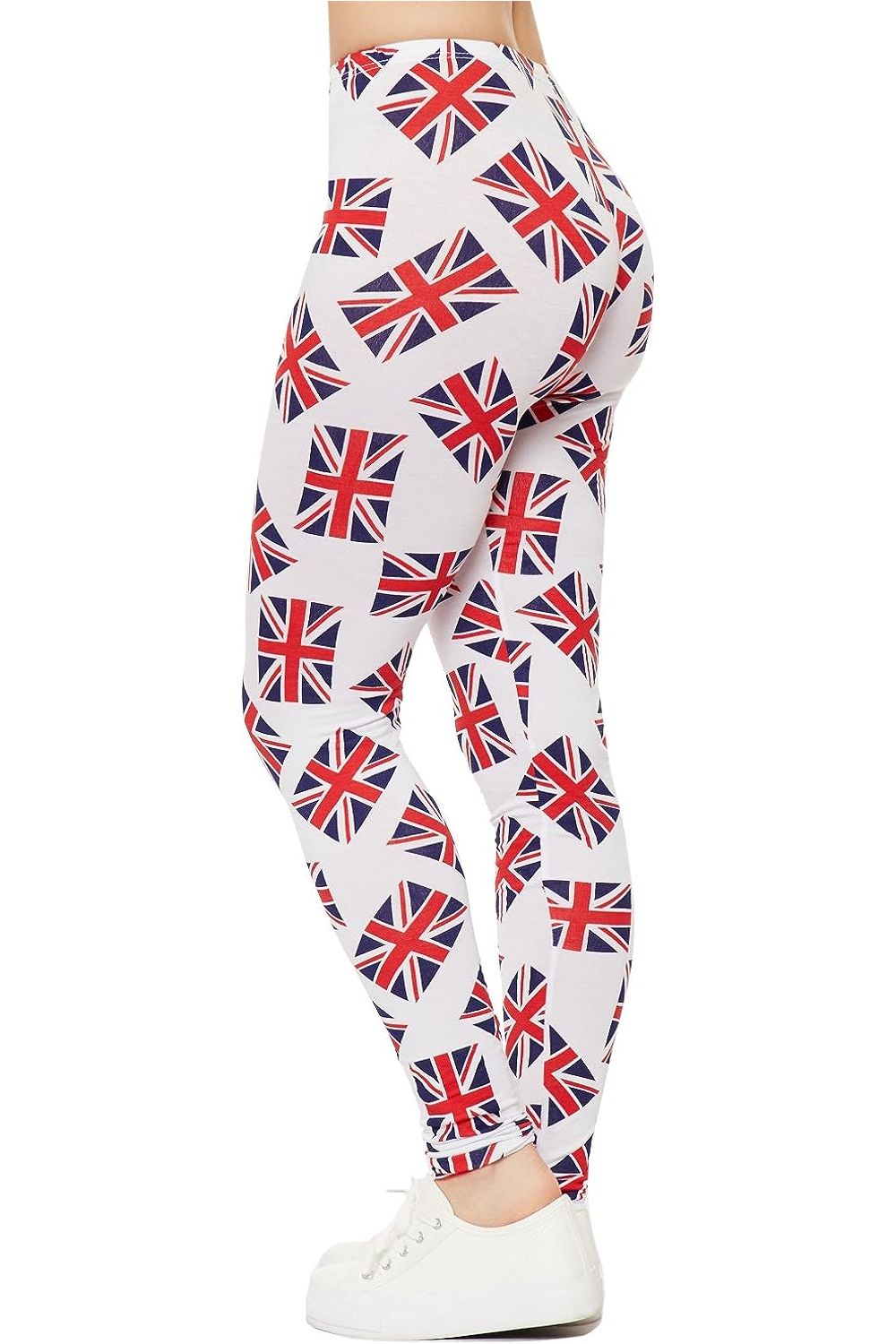 Full Length UK Flag Print Leggings Leggings WearAll