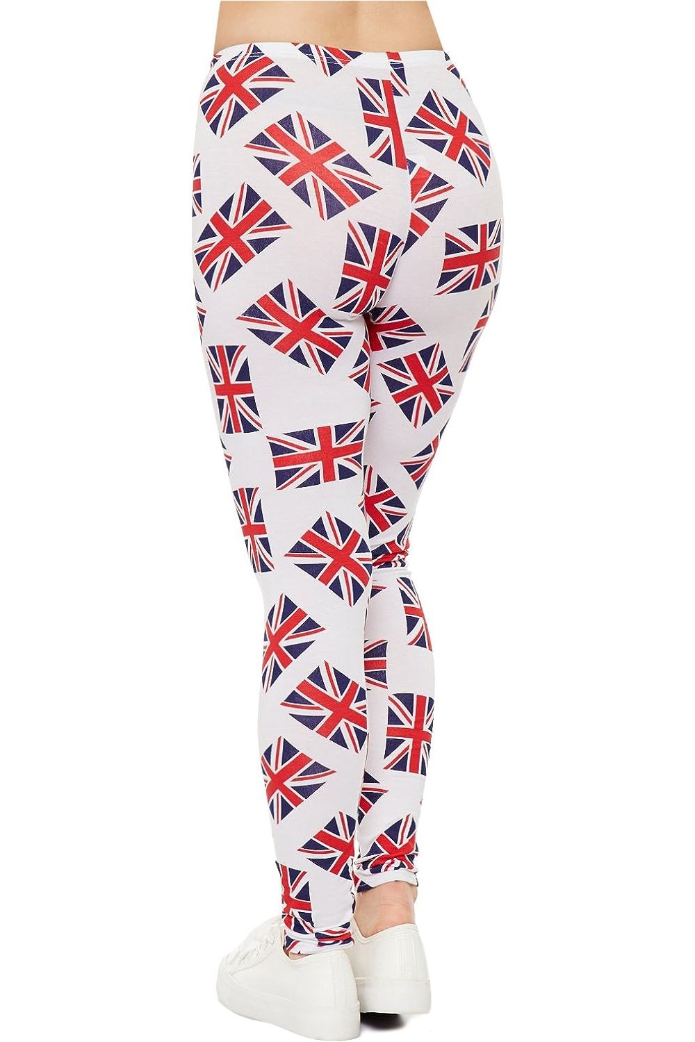 Full Length UK Flag Print Leggings Leggings WearAll