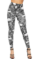 Skull Pirate Print Leggings Leggings WearAll