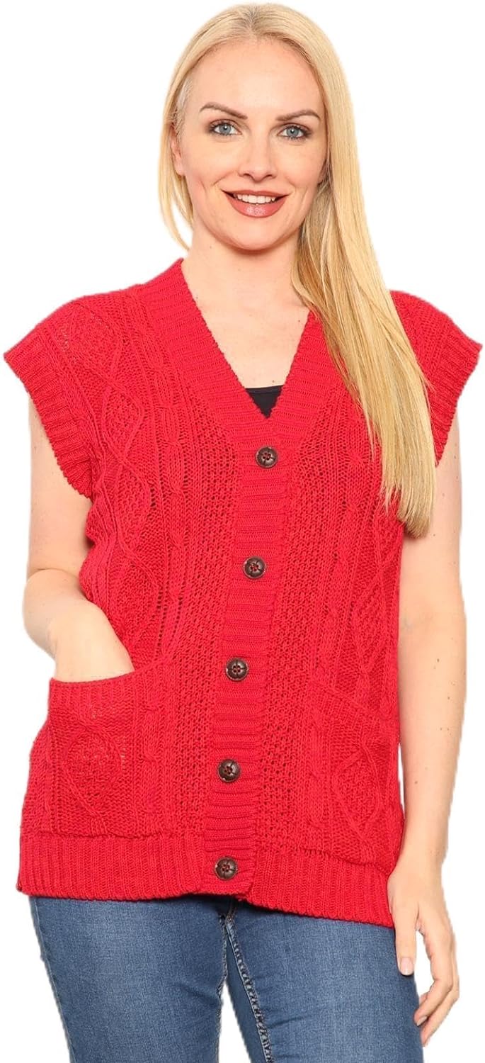 Sleeveless Button Cardigan cardigan WearAll