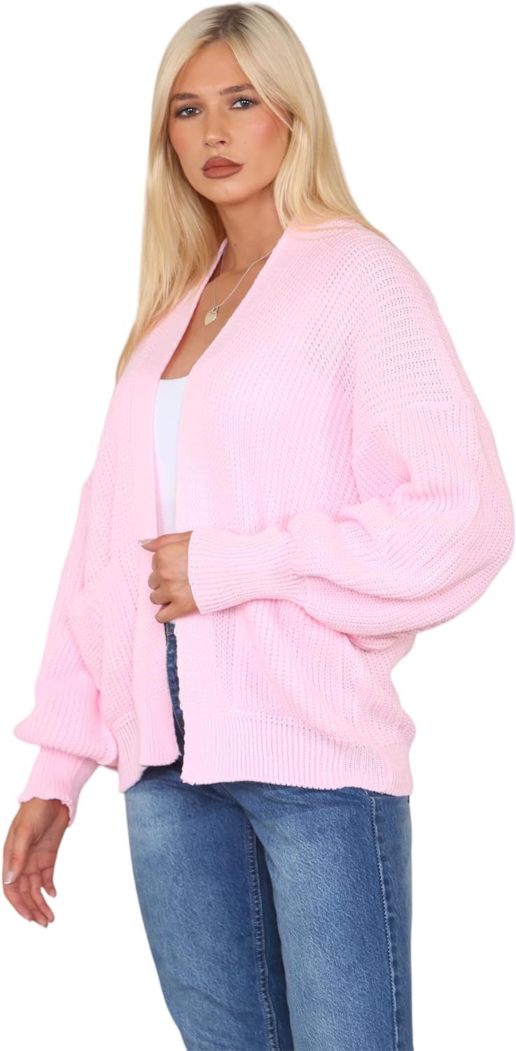 Short Balloon Sleeve Cardigan One Size (10-18) Apparel & Accessories WearAll