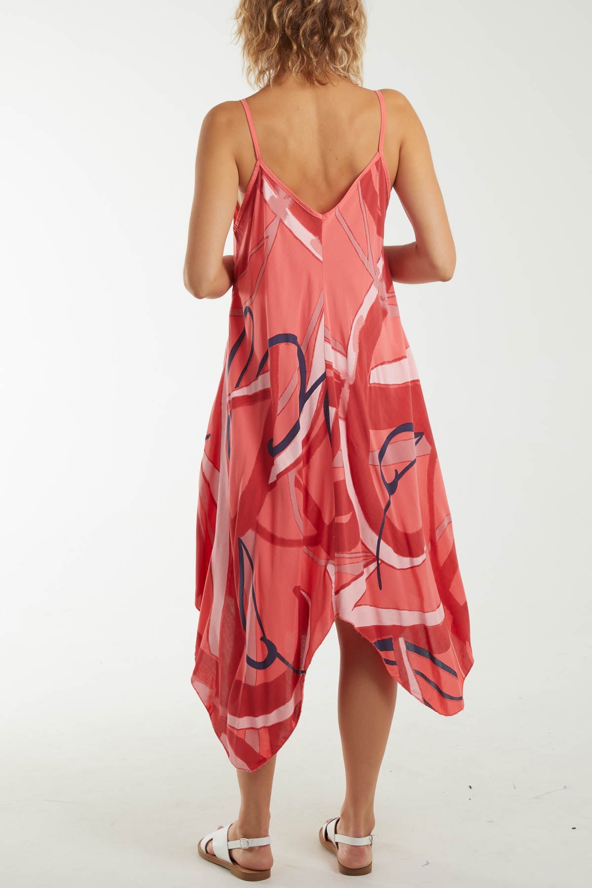 Abstract Cami Hanky Hem Dress Dresses WearAll