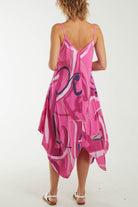 Abstract Cami Hanky Hem Dress Dresses WearAll