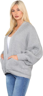 Short Balloon Sleeve Cardigan One Size (10-18) Apparel & Accessories WearAll