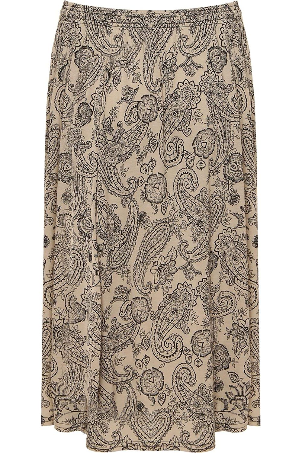 Paisley Print Midi Skirt Skirt WearAll