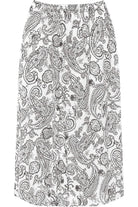 Paisley Print Midi Skirt Skirt WearAll