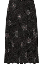 Plus Size Circle Print Midi Skirt Skirt WearAll