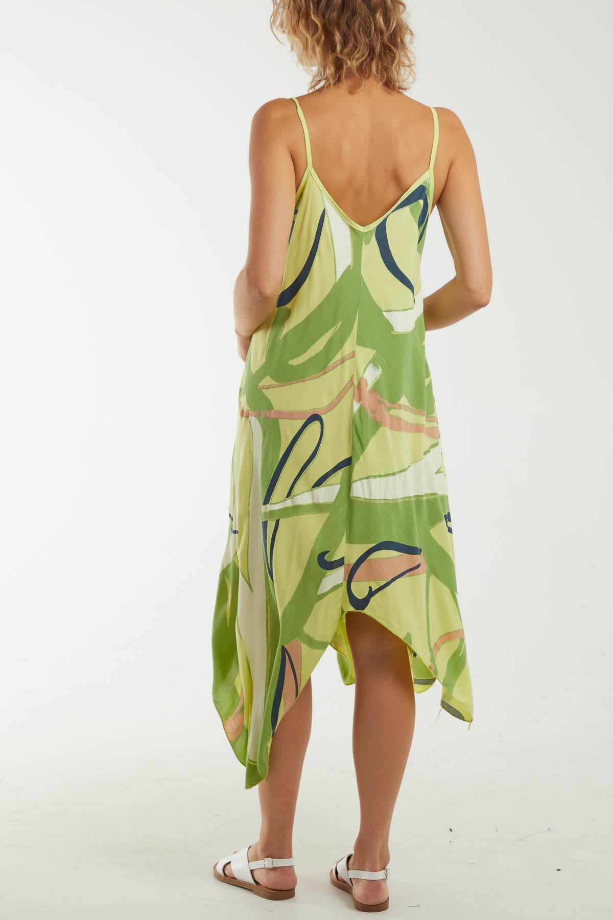 Abstract Cami Hanky Hem Dress Dresses WearAll