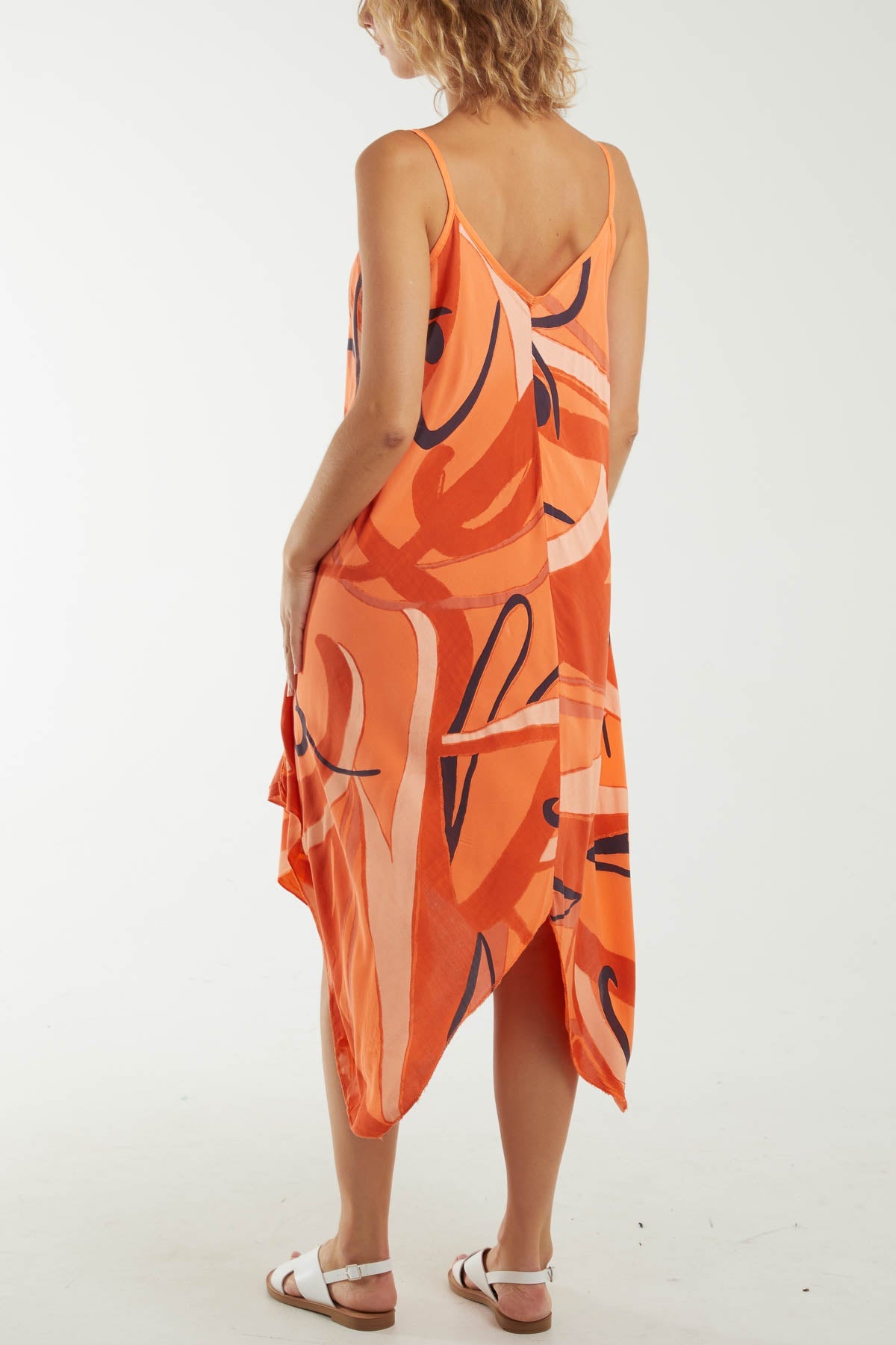 Abstract Cami Hanky Hem Dress Dresses WearAll