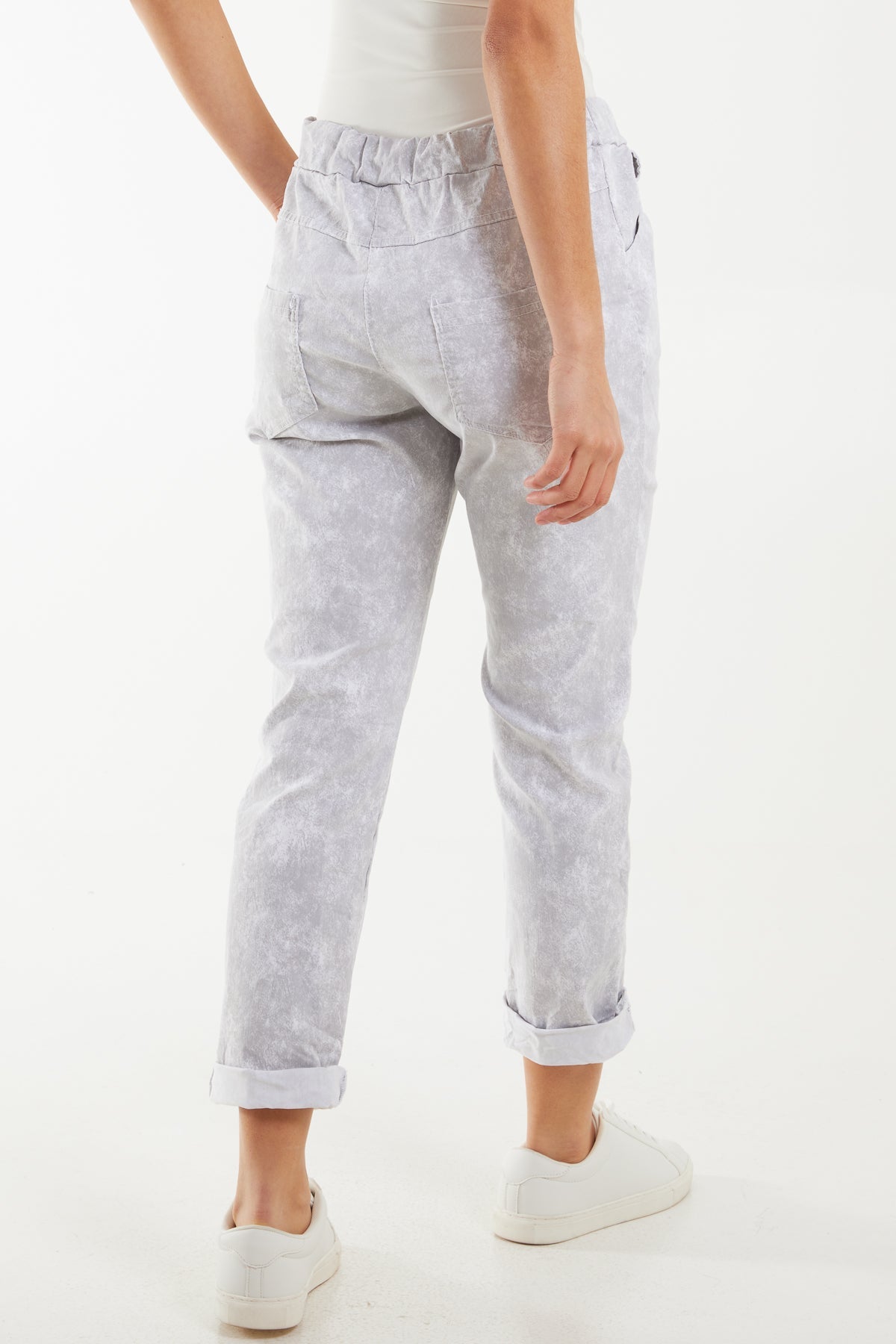 Tie Dye Magic Drawstring Stretch Trouser Trousers WearAll