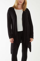 Lightweight Waterfall Cardigan CMF1 WearAll Black One Size