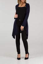 Lightweight Waterfall Cardigan CMF1 WearAll Navy One Size