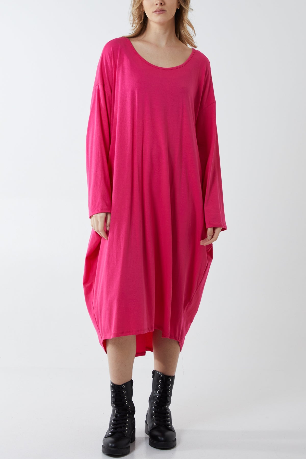 Twist Knot Jersey Midi Dress DMF2 WearAll