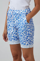 Leopard Print Super Stretch Shorts Shorts WearAll