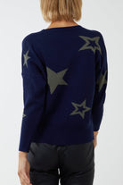 Star Fine Knit Button Cardigan CMF1 WearAll