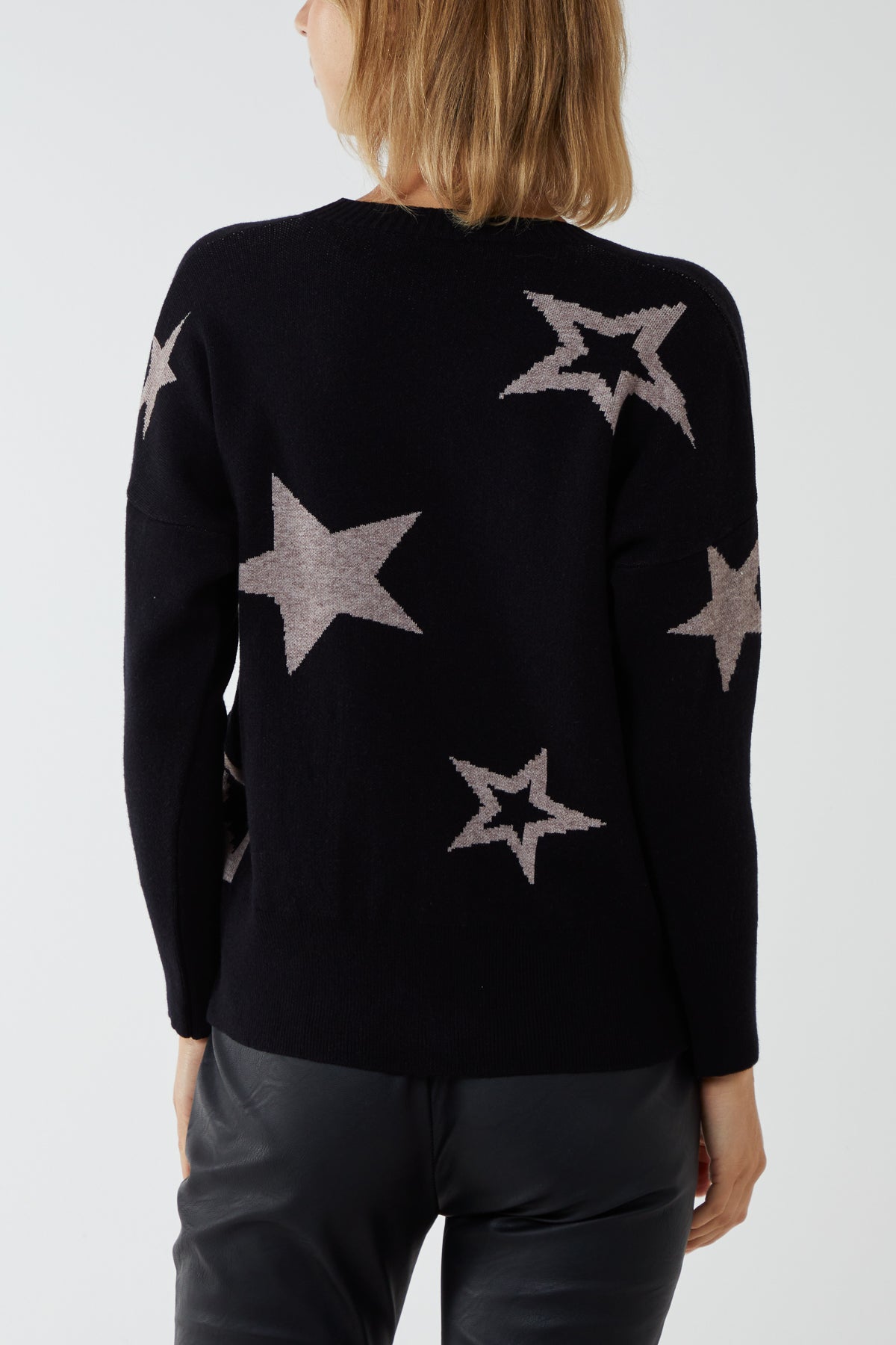 Star Fine Knit Button Cardigan CMF1 WearAll