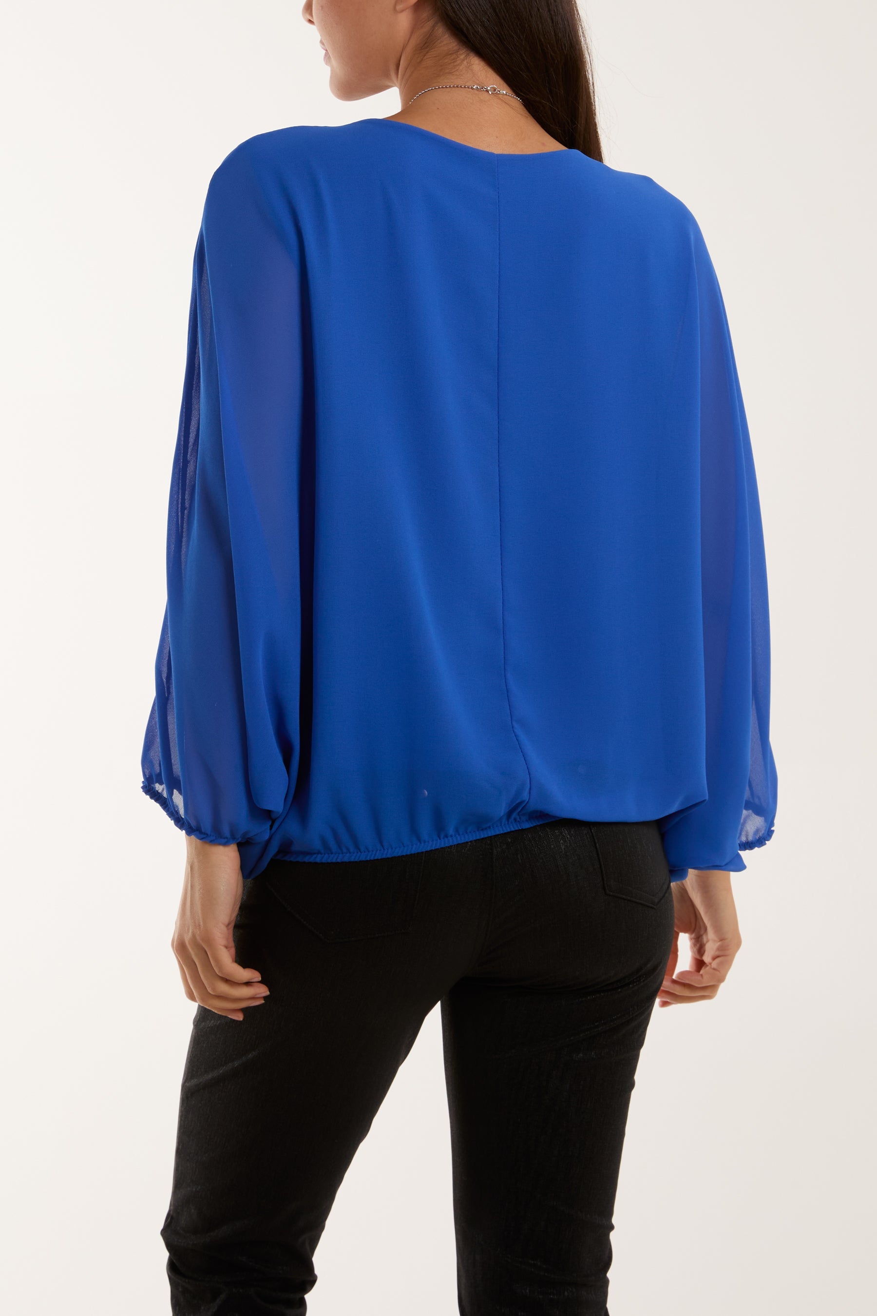 Necklace Batwing Bubble Hem Top Tops WearAll