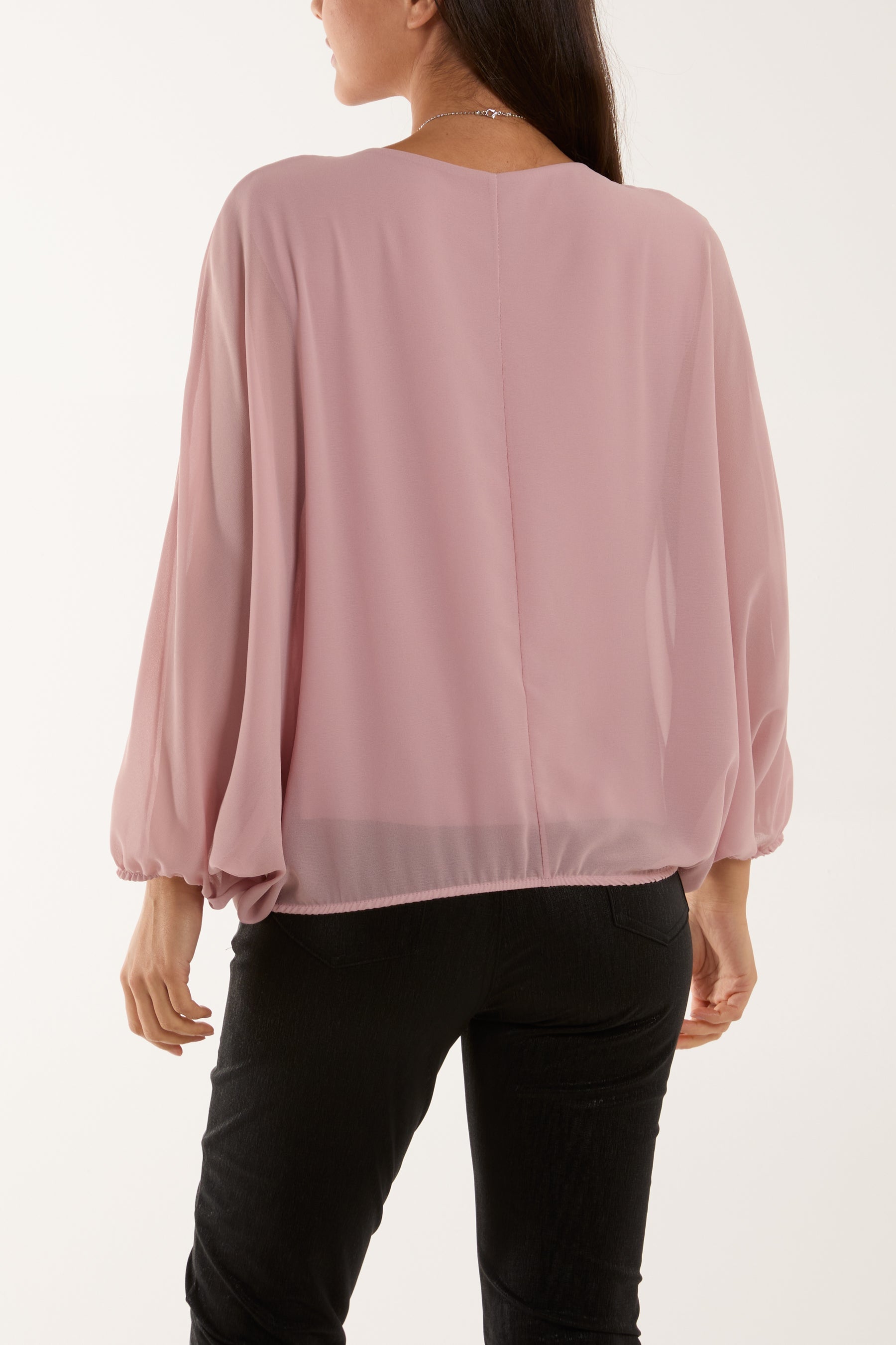 Necklace Batwing Bubble Hem Top Tops WearAll