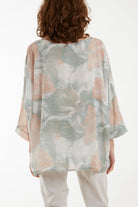 Feather Shell Print Tunic Top Tops WearAll