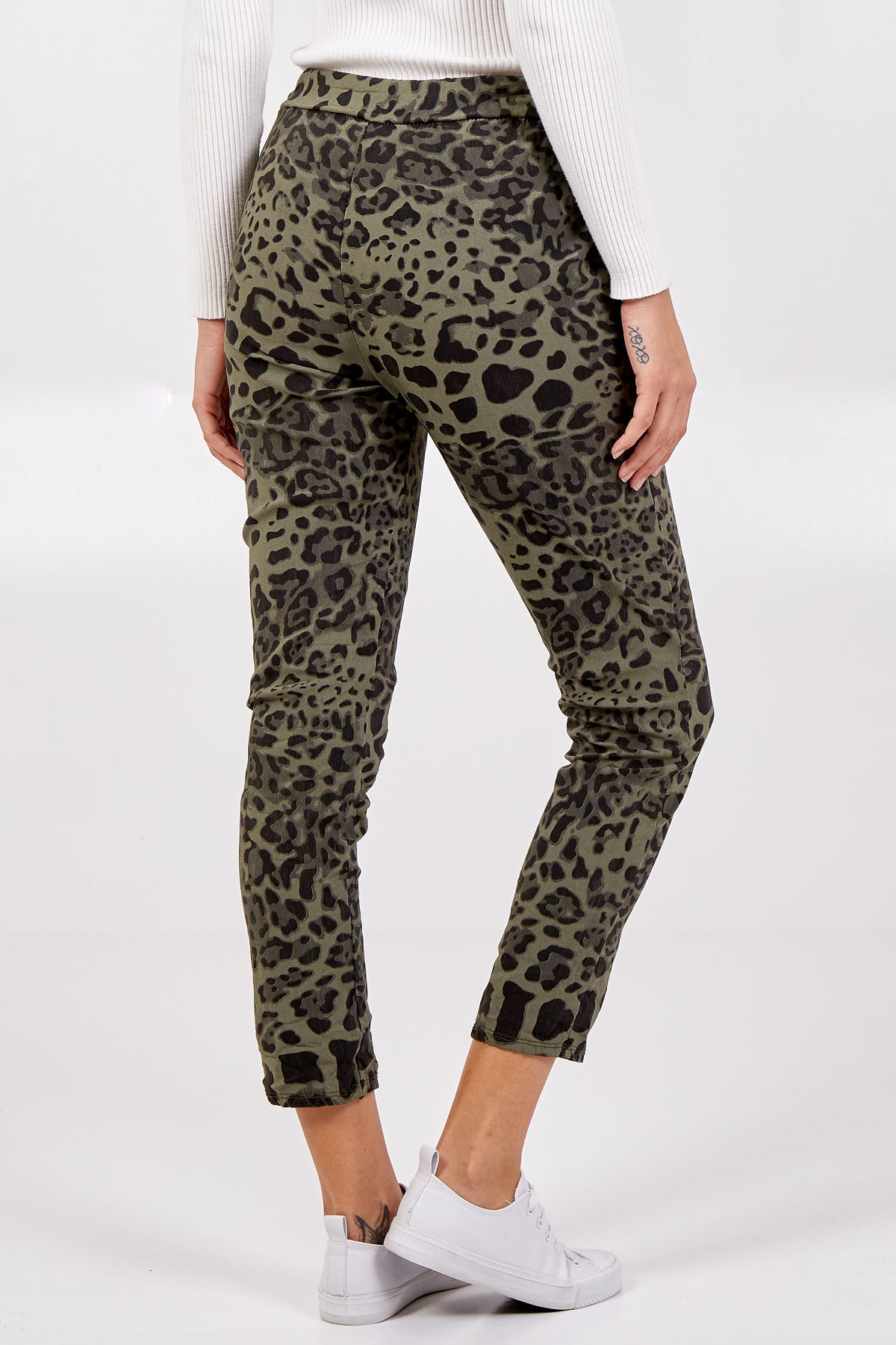 Magic Super Stretch Leopard Print Trousers LEG2 WearAll