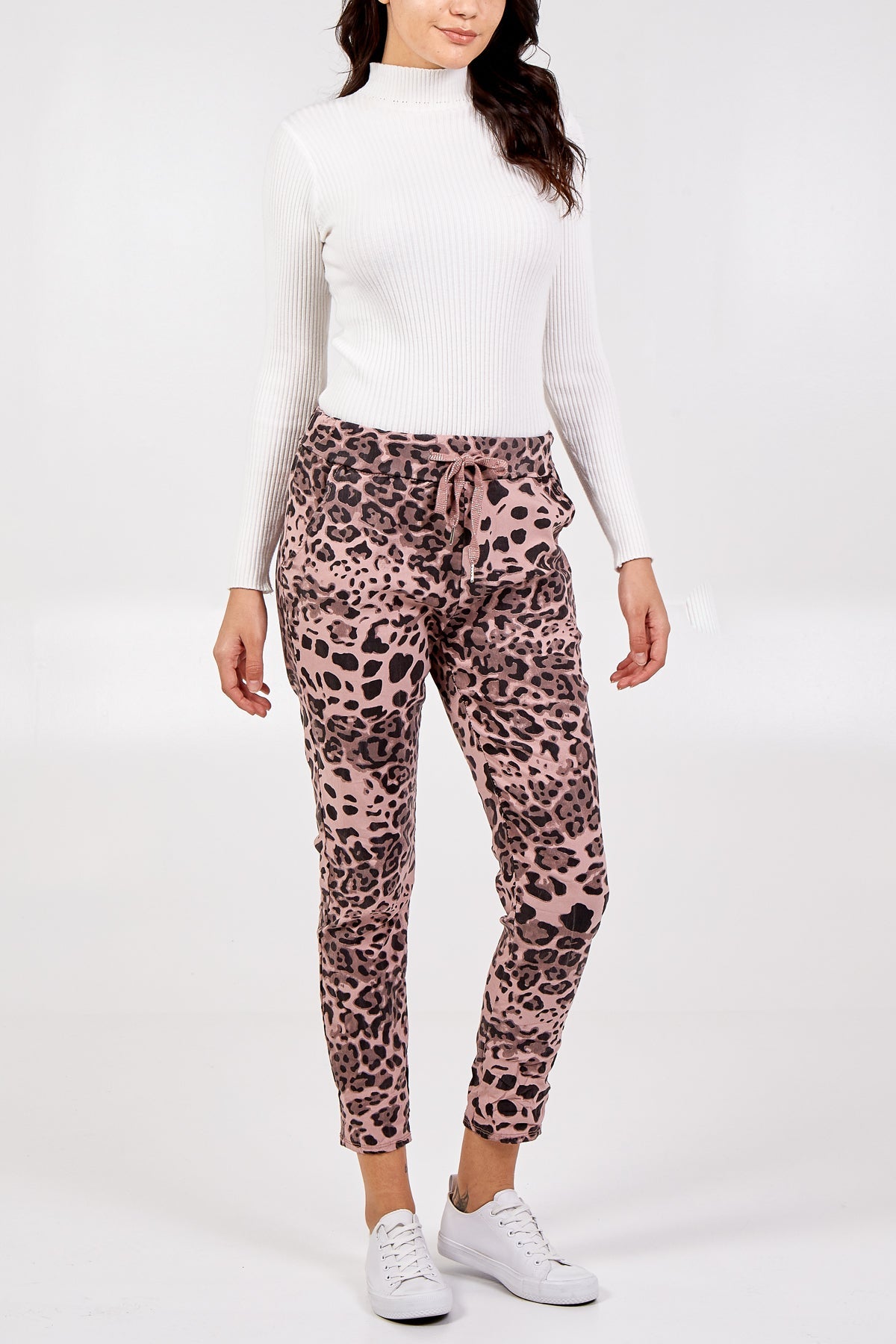 Magic Super Stretch Leopard Print Trousers LEG2 WearAll