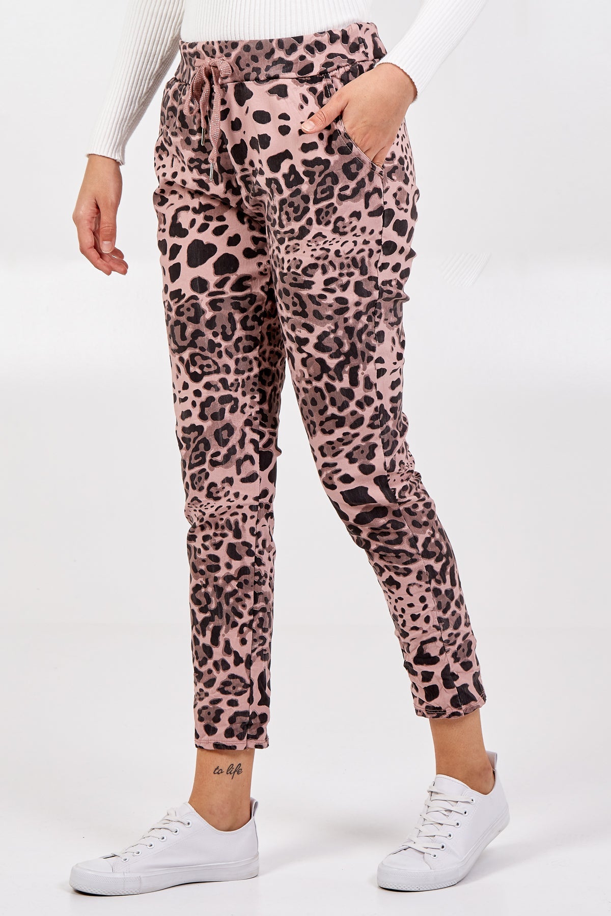 Magic Super Stretch Leopard Print Trousers LEG2 WearAll