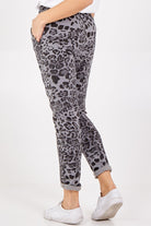 Magic Super Stretch Leopard Print Trousers LEG2 WearAll