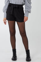 Paperbag Shorts Shorts WearAll Black Large