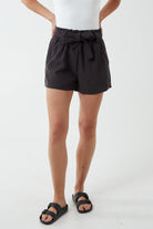 Paperbag Shorts Shorts WearAll Slate Grey Large