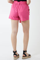 Paper Bag Waist Belted Shorts Shorts WearAll