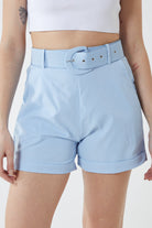 Wide Belted Shorts Shorts WearAll