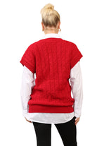 Cable Knit Tank Top Jumper WearAll