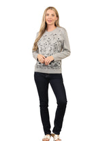 Knitted Floral Jumper Jacquard knit Sweater Jumper WearAll