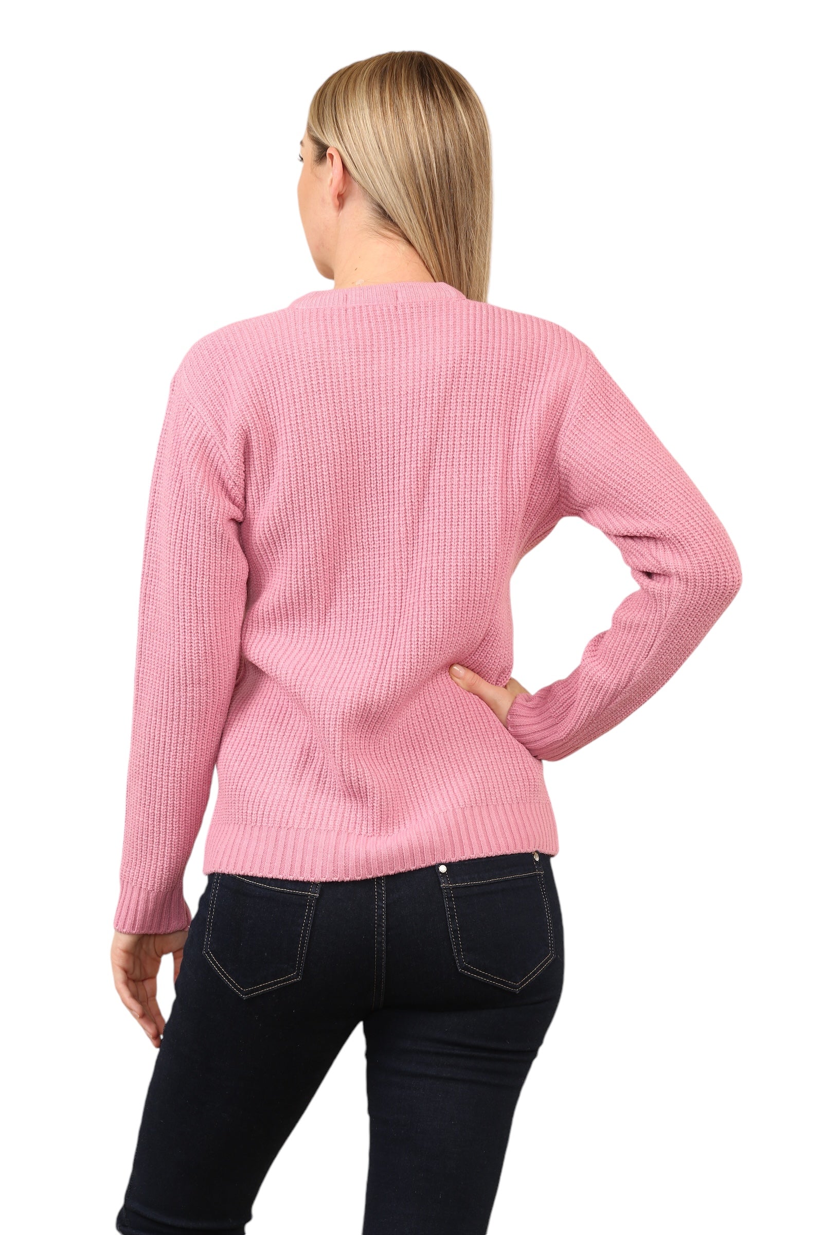 Cable Knitted Jumper Jumpers WearAll