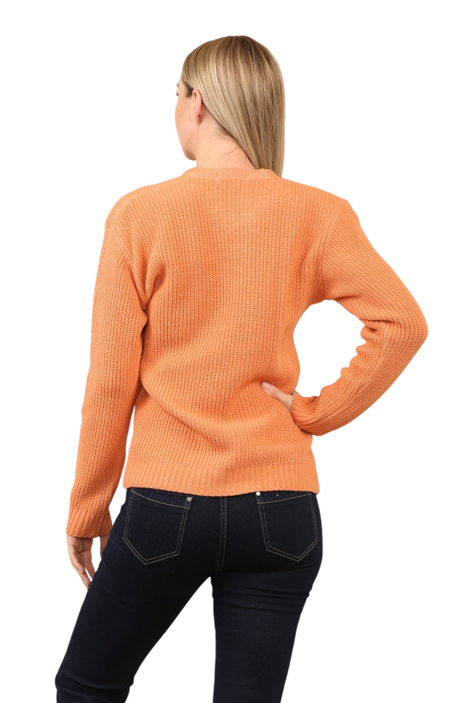 Cable Knitted Jumper Jumpers WearAll