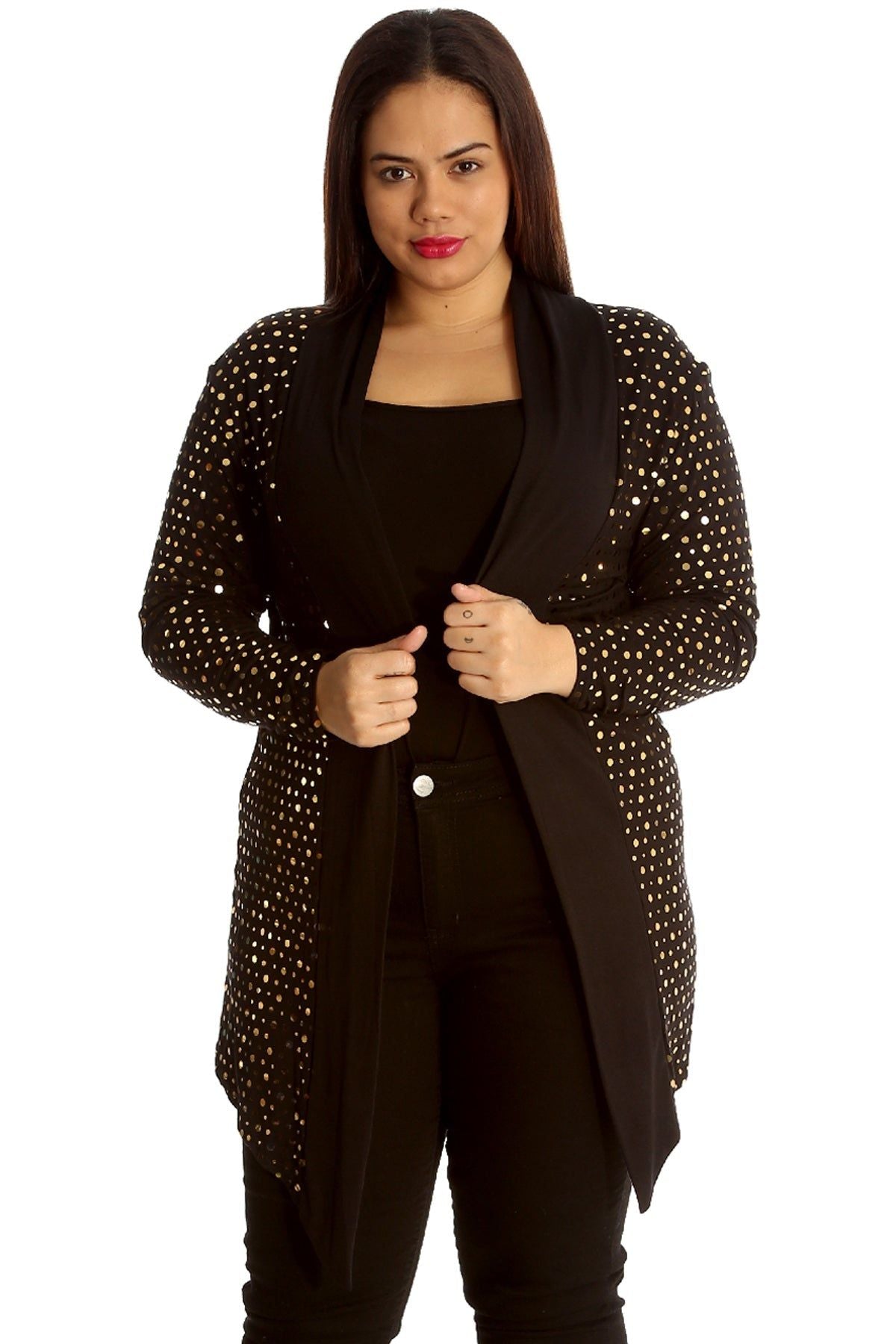 Polka Dot Foil Cardigan cardigan WearAll