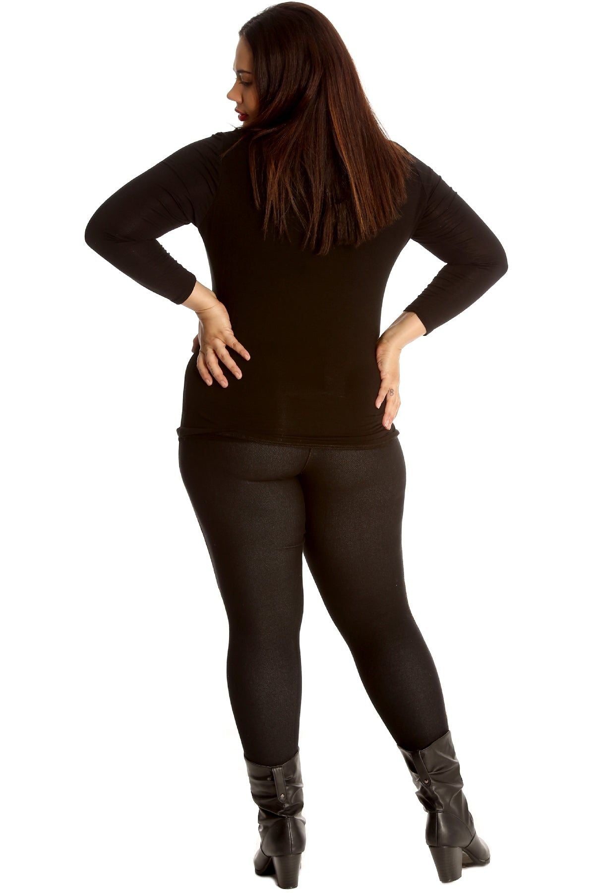 Jeggings Ankle Elasticated Leggings Tops WearAll