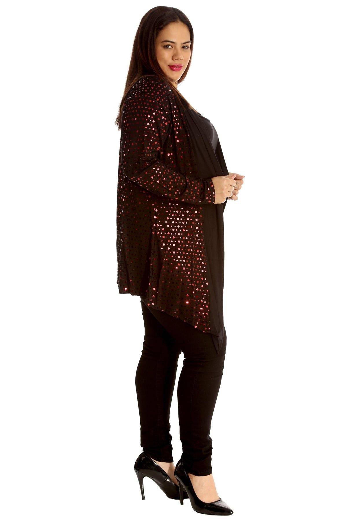 Polka Dot Foil Cardigan cardigan WearAll