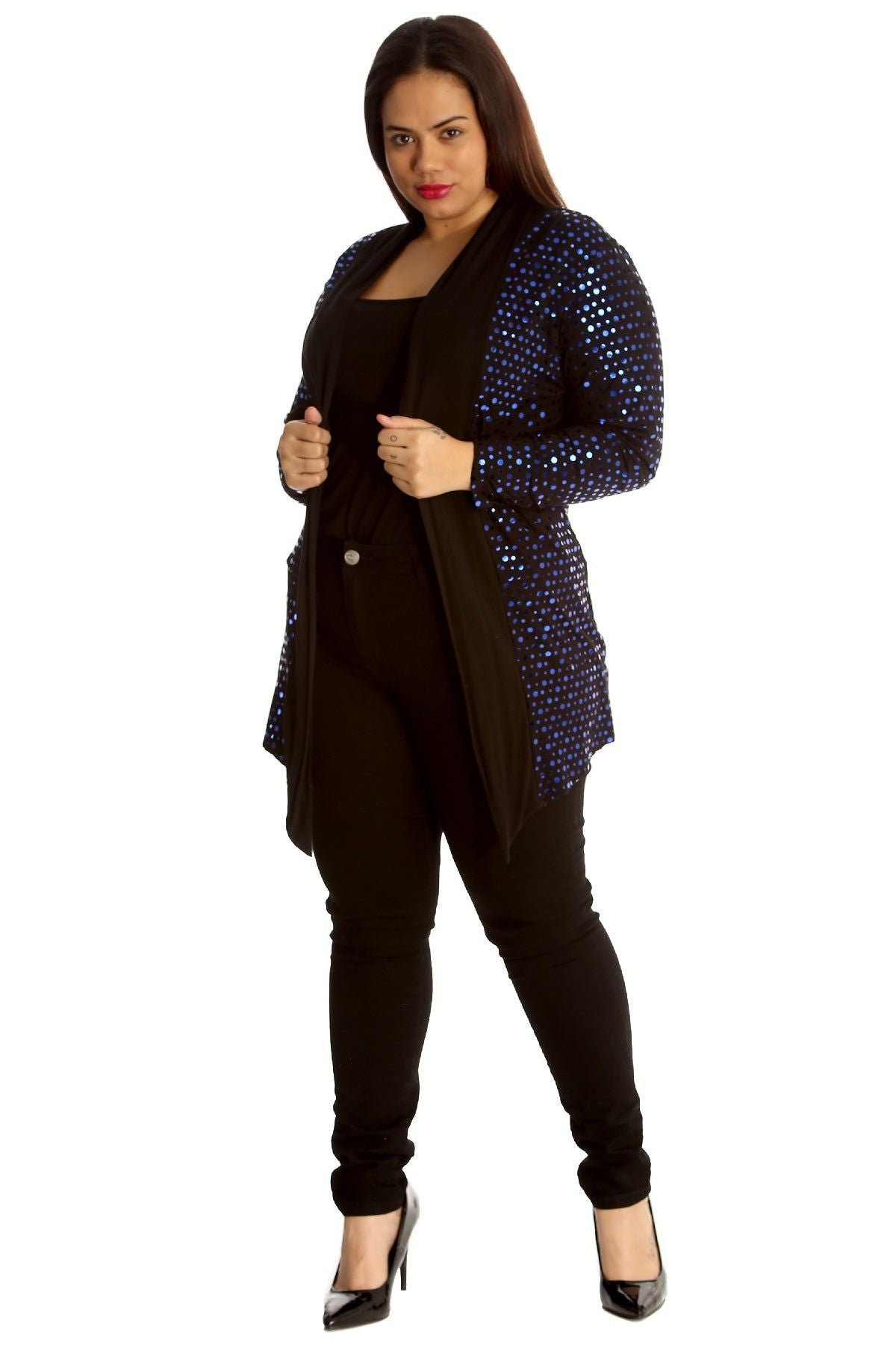 Polka Dot Foil Cardigan cardigan WearAll